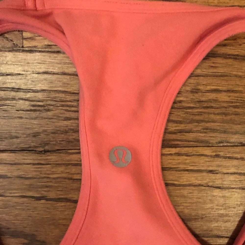 Lululemon pink cotton tank size Small - Picture 5 of 5